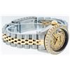 Image 4 : Rolex Ladies Two Tone Steel & Gold Champagne String Diamond Datejust Wristwatch