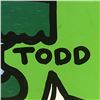 Image 2 : Todd Goldman "Miss Drunk Ass" Original Acrylic On Canvas