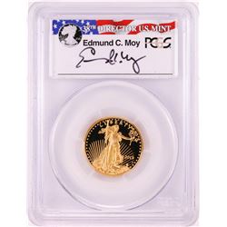 2015-W $10 Proof American Gold Eagle Coin PCGS PR70DCAM Moy Signature FDOI Denver