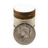 Image 1 : Roll of (20) Brilliant Uncirculated 1964-D Kennedy Half Dollar Coins