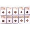 Image 1 : Lot of (10) Ancient Roman Empire Coins NGC Certified