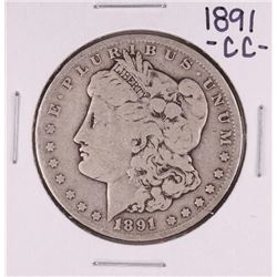 1891-CC $1 Morgan Silver Dollar Coin