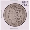 Image 1 : 1891-CC $1 Morgan Silver Dollar Coin