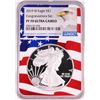 Image 1 : 2019-W $1 Proof American Silver Eagle Coin NGC PF70 Ultra Cameo Congratulations Flag