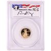 Image 1 : 2015-W $5 Proof American Gold Eagle Coin PCGS PR70DCAM Moy Signature FDOI Washington