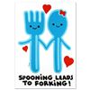 Image 1 : Todd Goldman "Spooning Leads to Forking" Limited Edition Lithograph