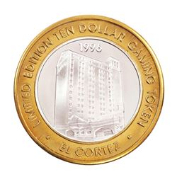 .999 Fine Silver El Cortez Hotel & Casino Las Vegas $10 Limited Edition Gaming Token
