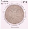 Image 1 : 1898 Russia Rouble Silver Coin