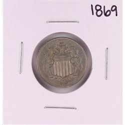 1869 Shield Nickel Coin