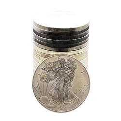 Roll of (20) Brilliant Uncirculated Mixed Date $1 American Silver Eagle Coins