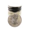 Image 1 : Roll of (20) Brilliant Uncirculated Mixed Date $1 American Silver Eagle Coins