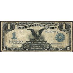 1899 $1 Black Eagle Silver Certificate Note