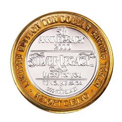.999 Silver Silver Legacy Reno, Nevada $10 Casino Limited Edition Gaming Token