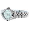 Image 6 : Rolex Ladies Stainless Steel Ice Blue Diamond & Sapphire Datejust Wristwatch