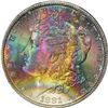 Image 4 : 1881-S $1 Morgan Silver Dollar Coin PCGS MS65 CAC Amazing Toning