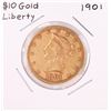 Image 1 : 1901 $10 Liberty Head Eagle Gold Coin