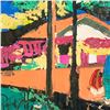 Image 3 : Paul Blaine Henrie (1932-1999) "Afternoon On Olivera St" Original Oil On Canvas