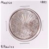 Image 1 : 1887 Mexico 8 Reales Silver Coin