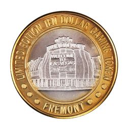 .999 Silver Sam Boyd's Fremont Las Vegas $10 Casino Limited Edition Gaming Token