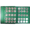 Image 4 : 1948-1963 Brilliant Uncirculated Franklin Half Dollar Coins in Coin Collector Album