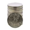 Image 1 : Roll of (20) Brilliant Uncirculated 1997 $1 American Silver Eagle Coins