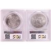 Image 2 : Lot of (2) 1971-S Eisenhower Silver Dollar Coins PCGS MS65