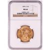 Image 1 : 1894 $10 Liberty Head Eagle Gold Coin NGC MS64