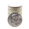 Image 1 : Roll of (20) Brilliant Uncirculated 1963-D Franklin Half Dollar Coins
