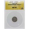 Image 1 : 1669 Germany-Silesia Leopold 3 Pfennig Coin ANACS MS60