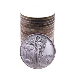 Roll of (20) Brilliant Uncirculated 1991 $1 American Silver Eagle Coins