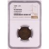 Image 1 : 1808 C-3 Draped Bust Half Cent Coin NGC VG Details