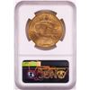 Image 2 : 1908 No Motto $20 St. Gaudens Double Eagle Gold Coin NGC MS63