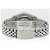 Image 6 : Rolex Men's Stainless Steel Blue Vignette Diamond & Sapphire Datejust Wristwatch