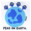 Image 1 : Todd Goldman "Peas On Earth" Original Acrylic On Canvas