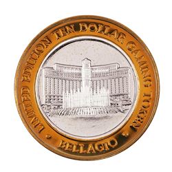 .999 Fine Silver Bellagio Las Vegas, NV $10 Limited Edition Gaming Token