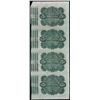 Image 2 : Uncut Sheet of (4) State of Louisiana Baby Bond Obsolete Notes