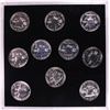 Image 2 : 1954-1963 Proof Franklin Half Dollar Coin Set