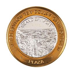 .999 Silver Plaza Hotel & Casino Las Vegas, NV $10 Limited Edition Gaming Token