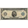Image 1 : 1914 $5 Federal Reserve Note Richmond