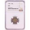Image 1 : 1921 Mercury Dime Coin NGC G4