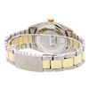 Image 4 : Mens Two-Tone Rolex Datejust Watch with 1.19 ctw Diamond Bezel & Dial