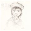 Image 2 : Edna Hibel (1917-2014) "Chu Lu" Limited Edition Lithograph