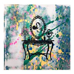 Gail Rodgers "Mirror Mirror (Minnie)" Original Mixed Media On Canvas