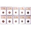 Image 1 : Lot of (10) Ancient Roman Empire Coins NGC Certified