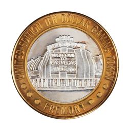 .999 Silver Sam Boyd's Fremont Las Vegas $10 Casino Limited Edition Gaming Token