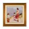 Image 1 : Pino (1939-2010) "Going Fishing" Limited Edition Giclee On Canvas