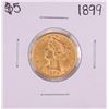 Image 1 : 1899 $5 Liberty Head Half Eagle Gold Coin