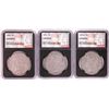 Image 1 : Lot of 1890, 1891, & 1892-O $1 Morgan Silver Dollar Coins NGC Genuine