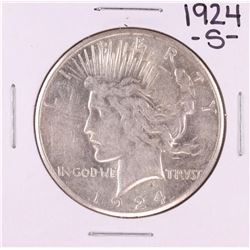 1924-S $1 Peace Silver Dollar Coin