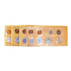 Lot of (5) 1961 (5) Coin Proof Sets